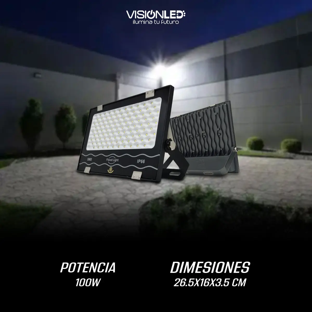 Reflector LED SMD 100W IP66 Exterior