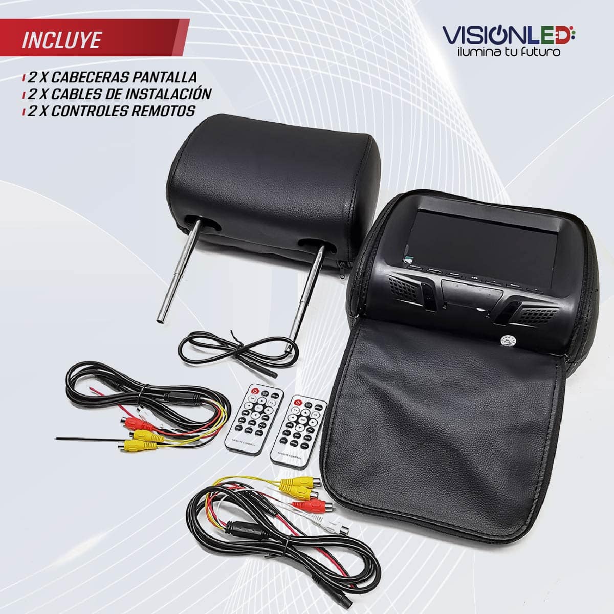 Pantalla para cabecera de carro
