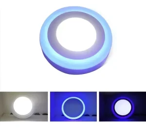 PANEL REDONDO SOBREPUESTO 6W FILO AZUL