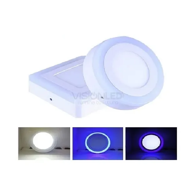 Lampara Panel Led Bicolor sobrepuesto Losa 3w 6w 12w 18w 24w - paneles de quito