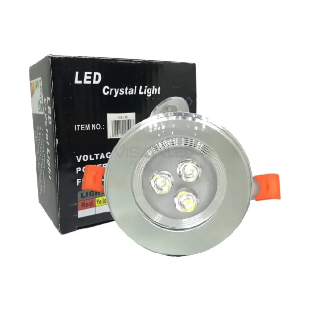 Ojo De Buey Led Tipo Panel 3w Luces Gypsum Deco