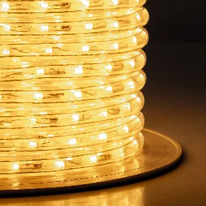 cinta manguera led calida metros