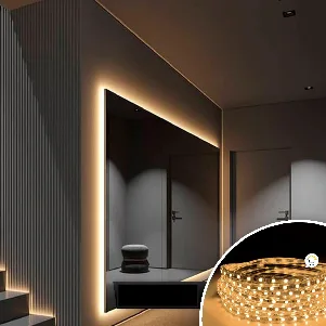 cinta manguera led calida metros