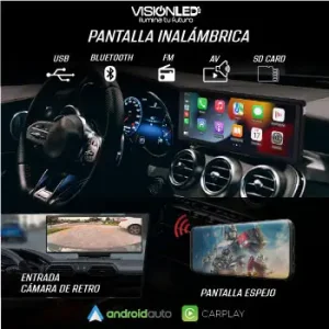 Pantalla Inalámbrica Carplay Android Auto