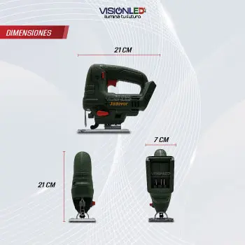 SIERRA CALADORA INALAMBRICA 20V 2400RPM