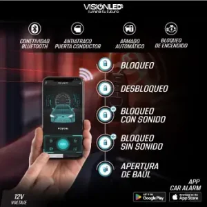 Alarma Universal Bluetooth Control 4 Botones