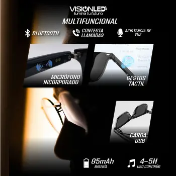 Gafas Inteligentes Aviator Bt GAFAS INTELIGENTES CON BLUETOOTH 