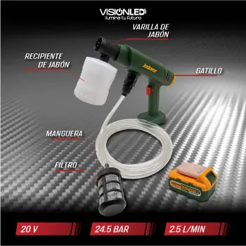 HIDROLAVADORA INALAMBRICA A PRESION 20V