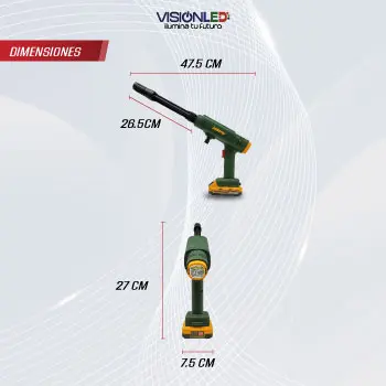 HIDROLAVADORA INALAMBRICA A PRESION 20V