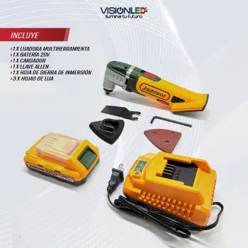 LIJADORA DE MULTIHERRAMIENTA INC CARGADOR & BATERIA 5.0AH