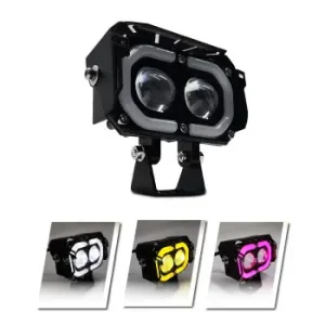 NEBLINERO BICOLOR 2 LUPAS FILO RGB 12V