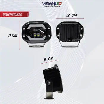 Neblinero Empotrable Filo WB