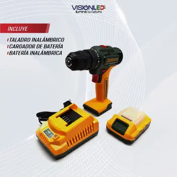 TALADRO INALAMBRICO 2 VELOCIDADES 20V 1500RPM