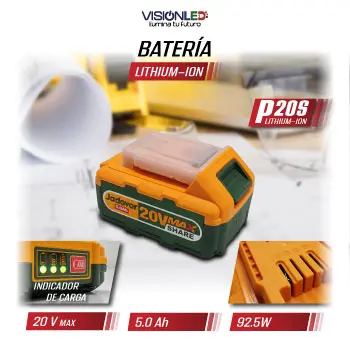 BATERIA DE IONES DE LITIO 5.0AH