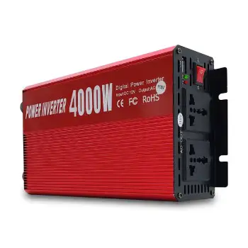 Inversor de Voltaje 4000w INVERSOR TRANSFORMADOR 12v a 110v 4000W
