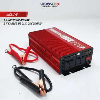 Inversor de Voltaje 4000w INVERSOR TRANSFORMADOR 12v a 110v 4000W