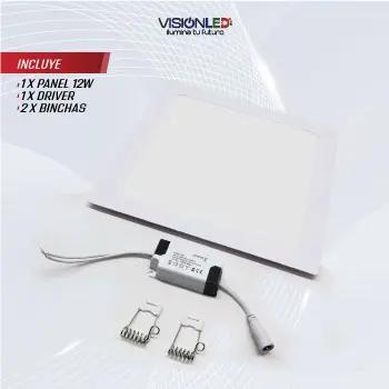PANEL CUADRADO GYPSUM CALIDO 12W