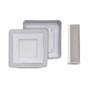 PANEL CUADRADO SOBREPUESTO 3W FILO CALIDO