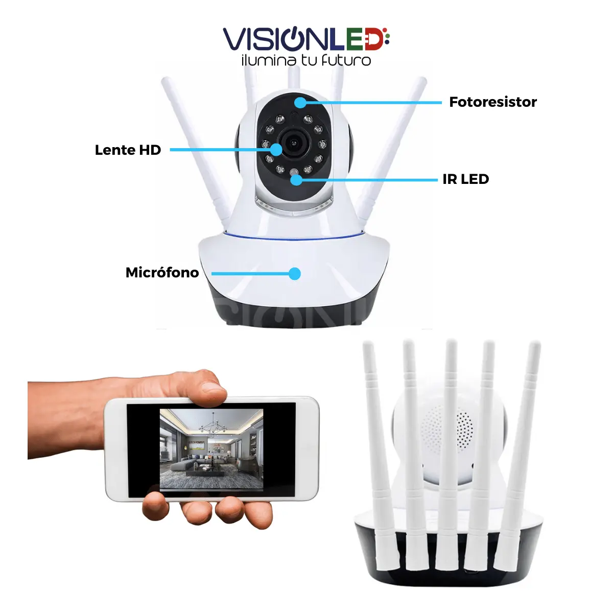 CAMARA ROBOTICA 5 ANTENAS FAMILY - Imagen 2