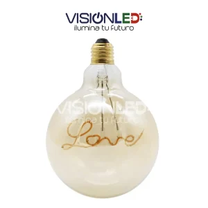 FOCO REDONDO E27 LOVE INTERIOR LUZ CALIDA 4W