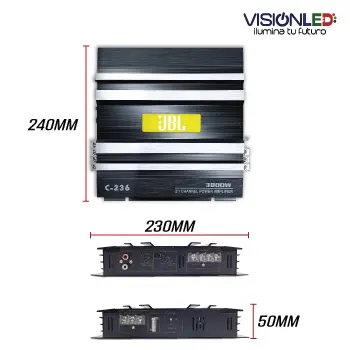 Amplificador Monoblock JBL 3800w 2 canales
