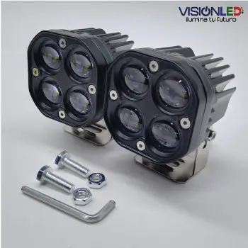 Exploradora Cuadrado 3 pulgadas Bicolor 4 lupa