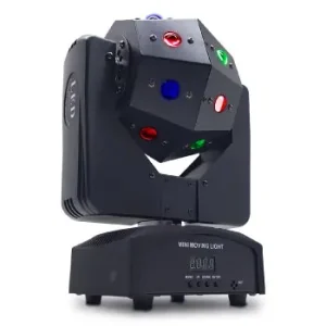 LUZ LED ROBOTICA GIRO INFINITO 16X3W + LASER + STROBE Robótica Giro Infinito