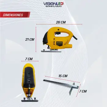 Sierra Caladora De Mano Portátil 55 MM 650 WATTS