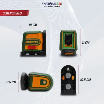 NIVEL LASER VERDE 0-30M