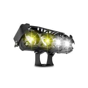 Foco Moto Bicolor Fila 4 Lupas