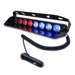 Baliza para parabrisas 8 LEDs rojo/azul