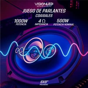 Parlantes 6x9 1000W