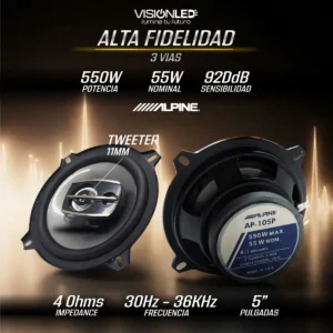 visionled-PARLANTE-ALPIME-DE-3-VIAS-5-PULG-550W-E-1 Parlantes 3 Vías