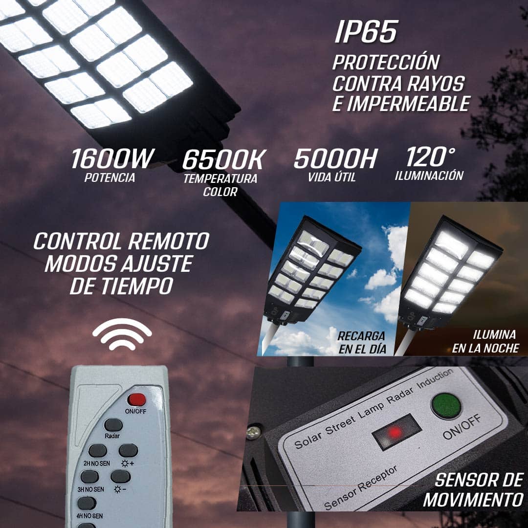 Luminaria Solar LED