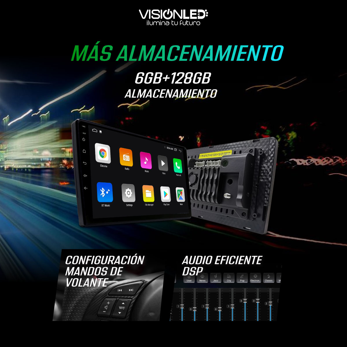 Radio Android 9 pulgadas