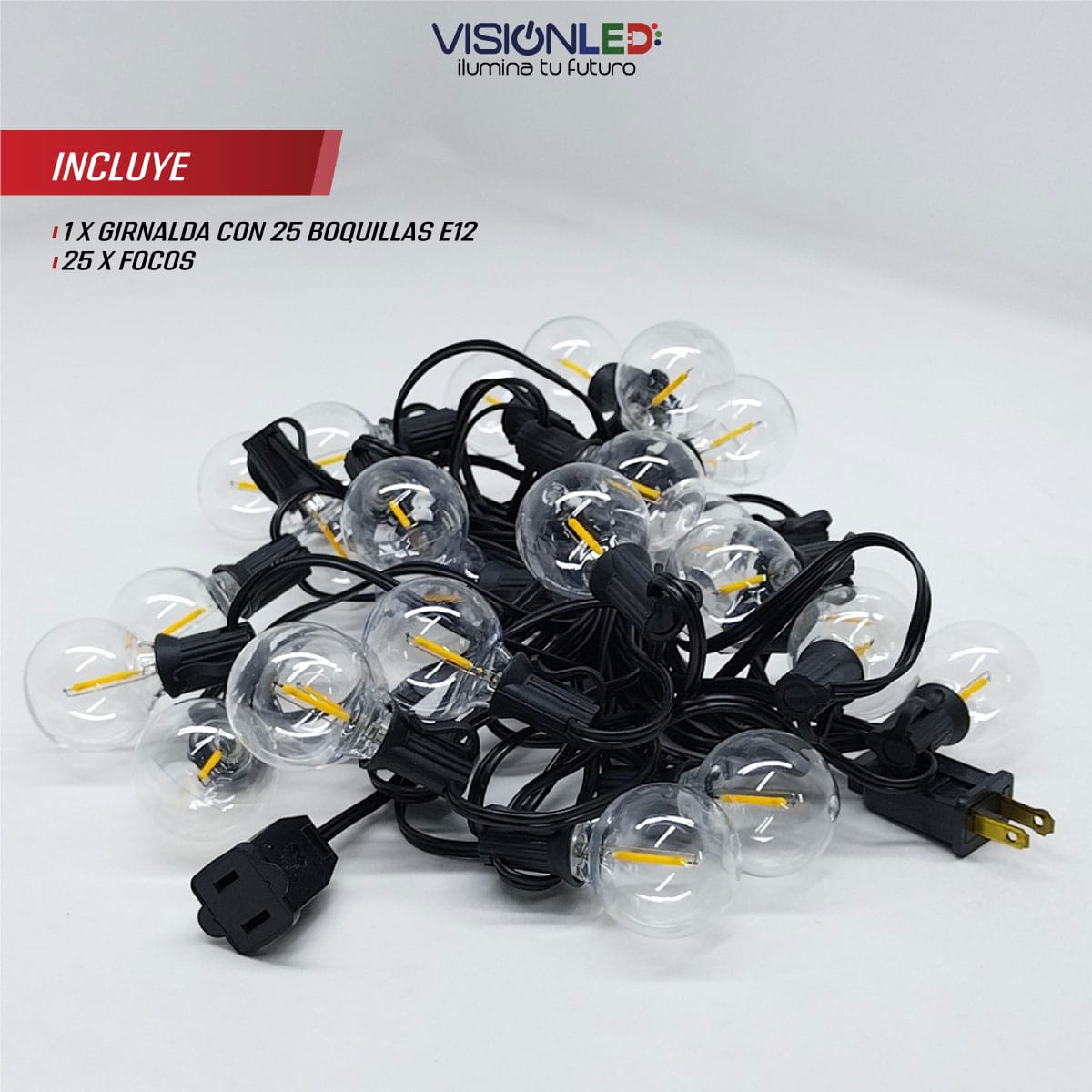Guirnalda LED E12