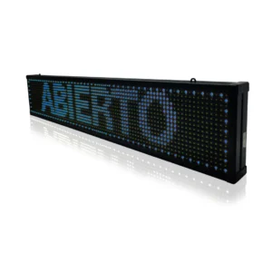 Letrero LED azul programable WiFi