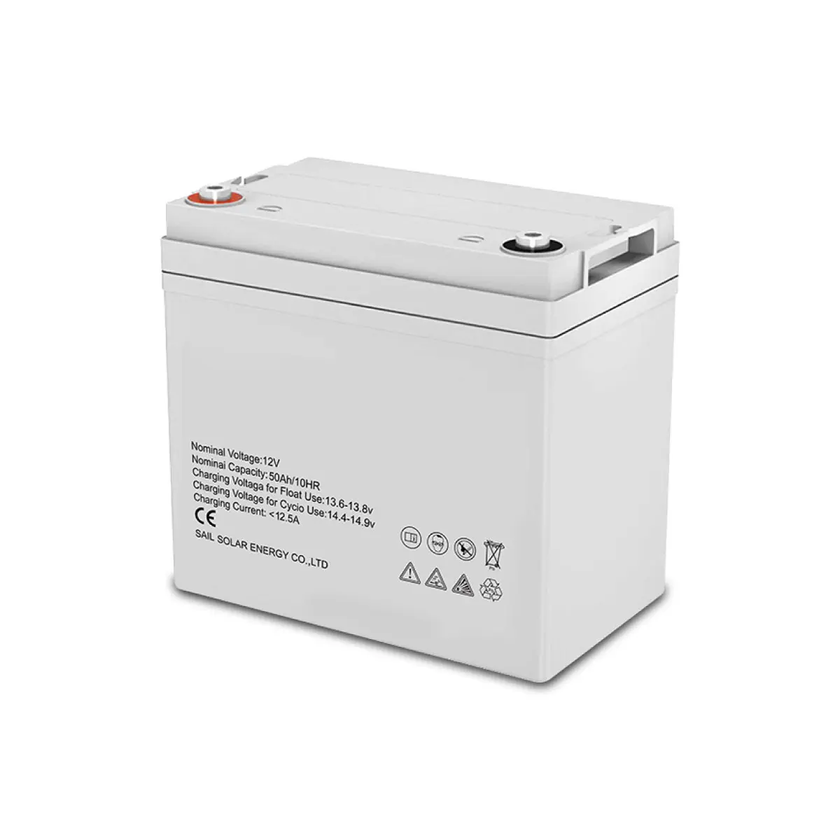 Batería solar gel 12V 50Ah