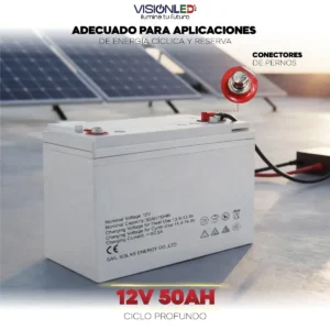 Batería solar gel 12V 50Ah