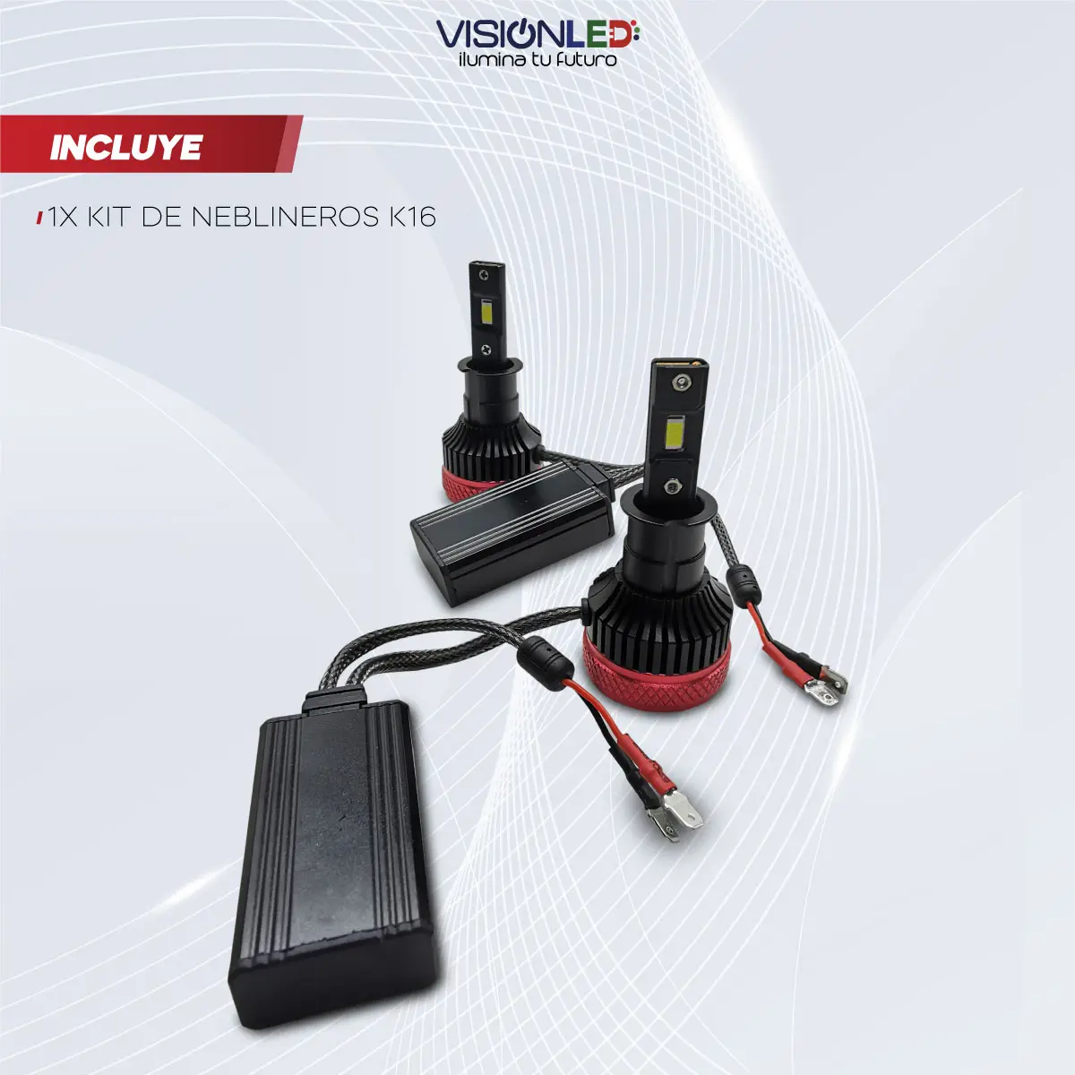 Neblineros LED H3 K16 CSP