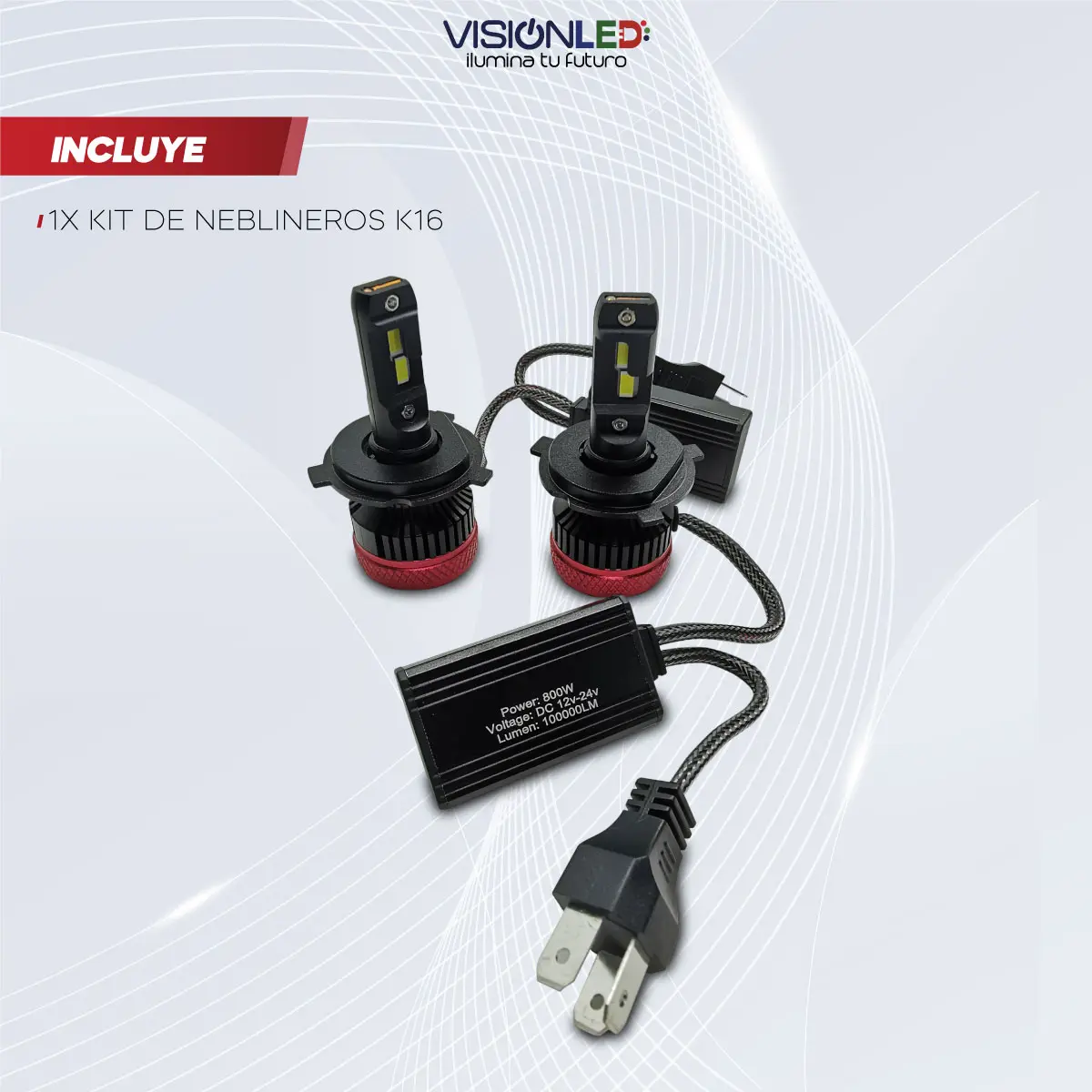 Neblineros LED H4 K16 CSP