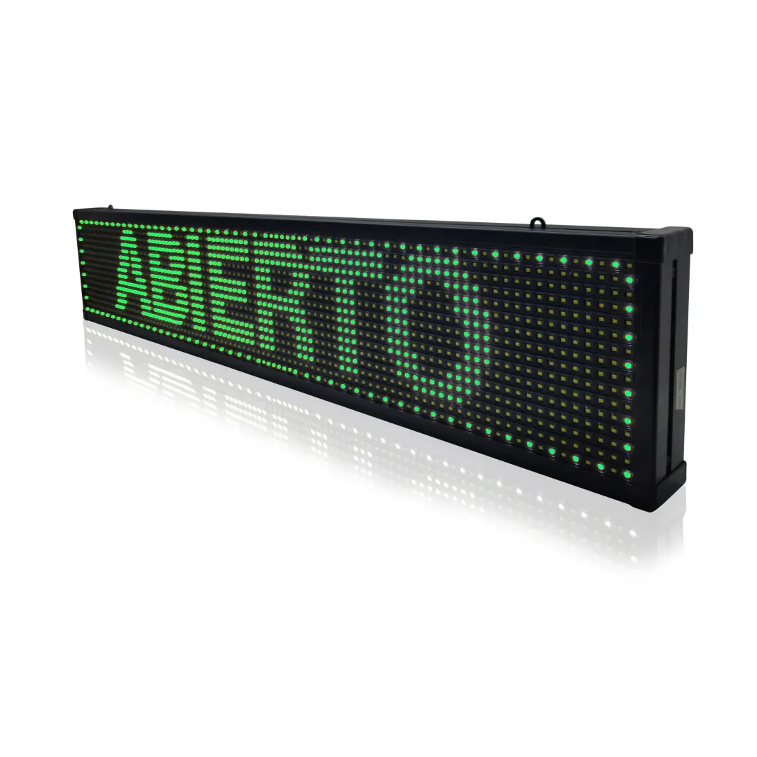 Letrero LED verde programable WiFi