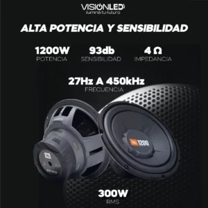 Subwoofer JBL 12 pulgadas 300W RMS