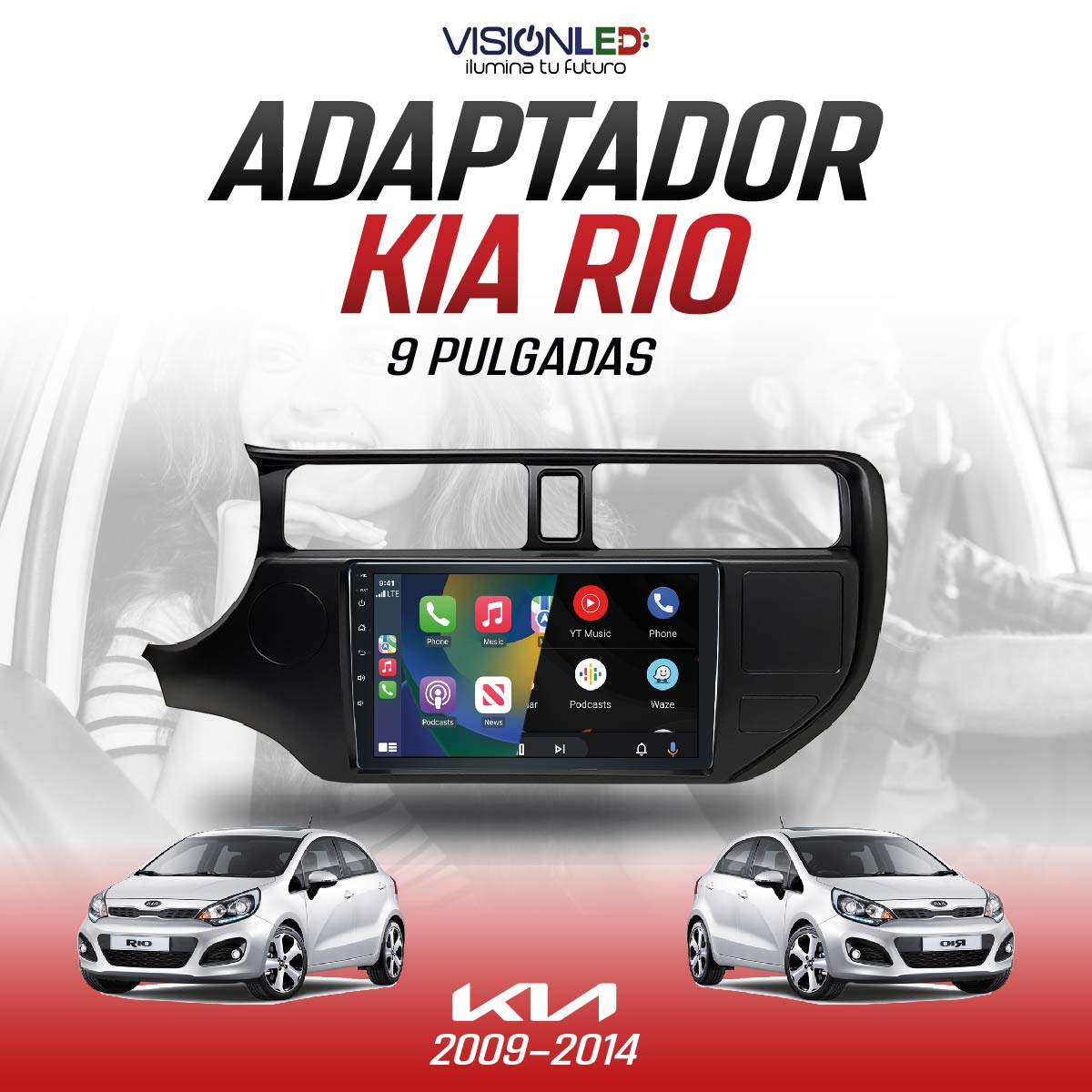 Radio Android 9 Pulgadas