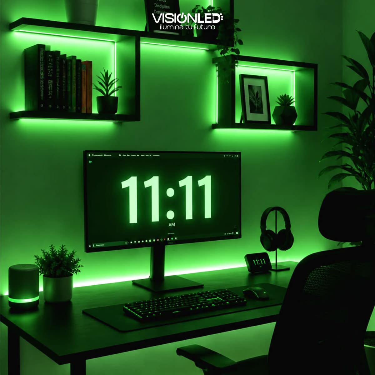 Módulo LED verde 110V resistente al agua para iluminación