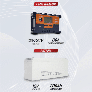 kit sistema solar 300W