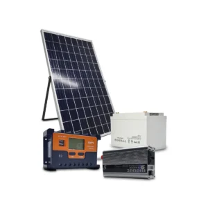Kit Sistema Solar 220W con Batería 100Ah e Inversor 2000W
